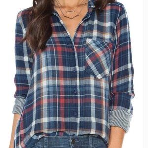 Cloth & Stone Flannel Button Down, Size Small